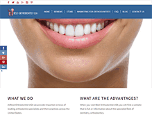Tablet Screenshot of bestorthodontistusa.com